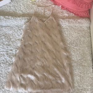 champagne flapper dress